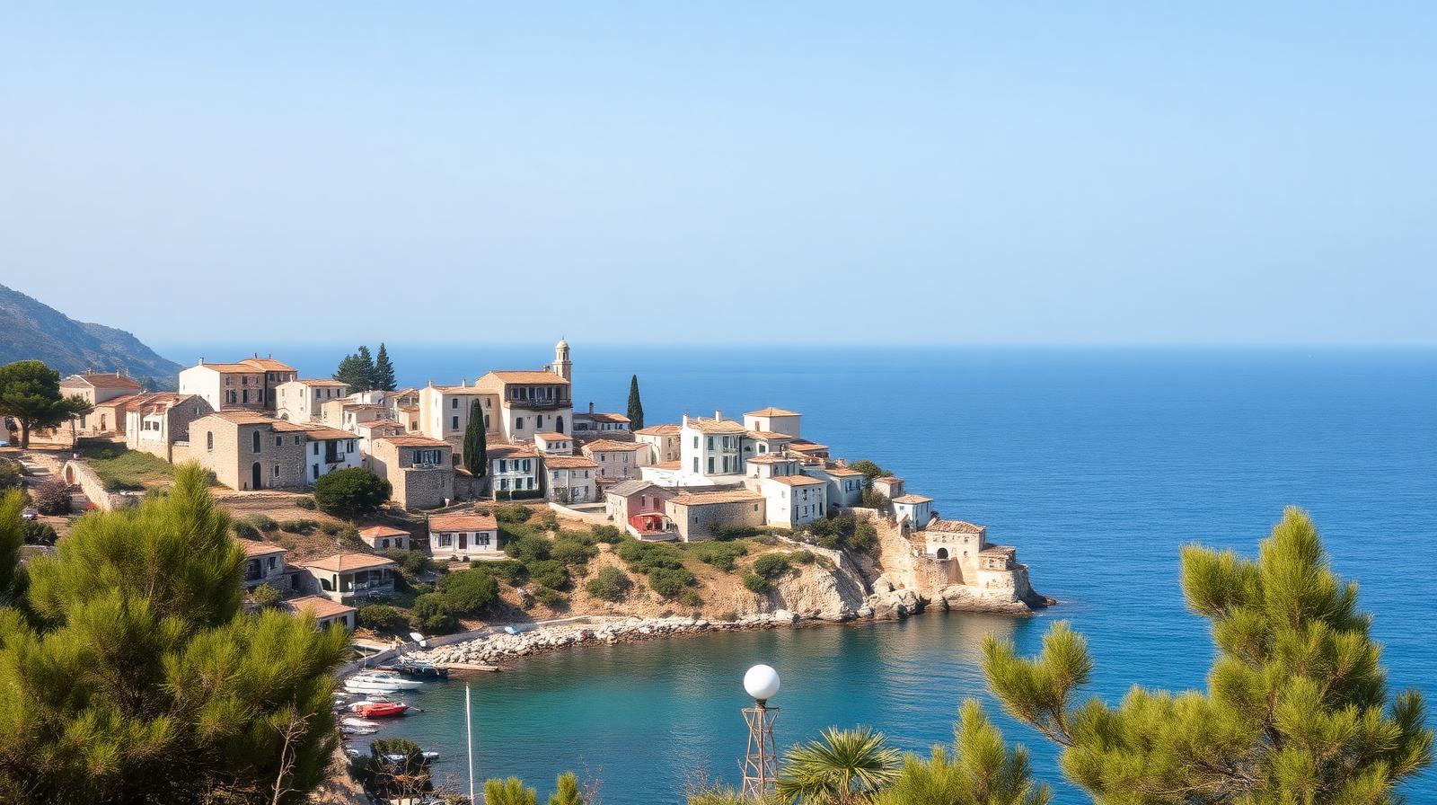 Qeparo an der Albanischen Riviera